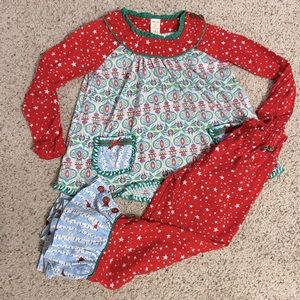 Matilda Jane Christmas Pajama Set size 8